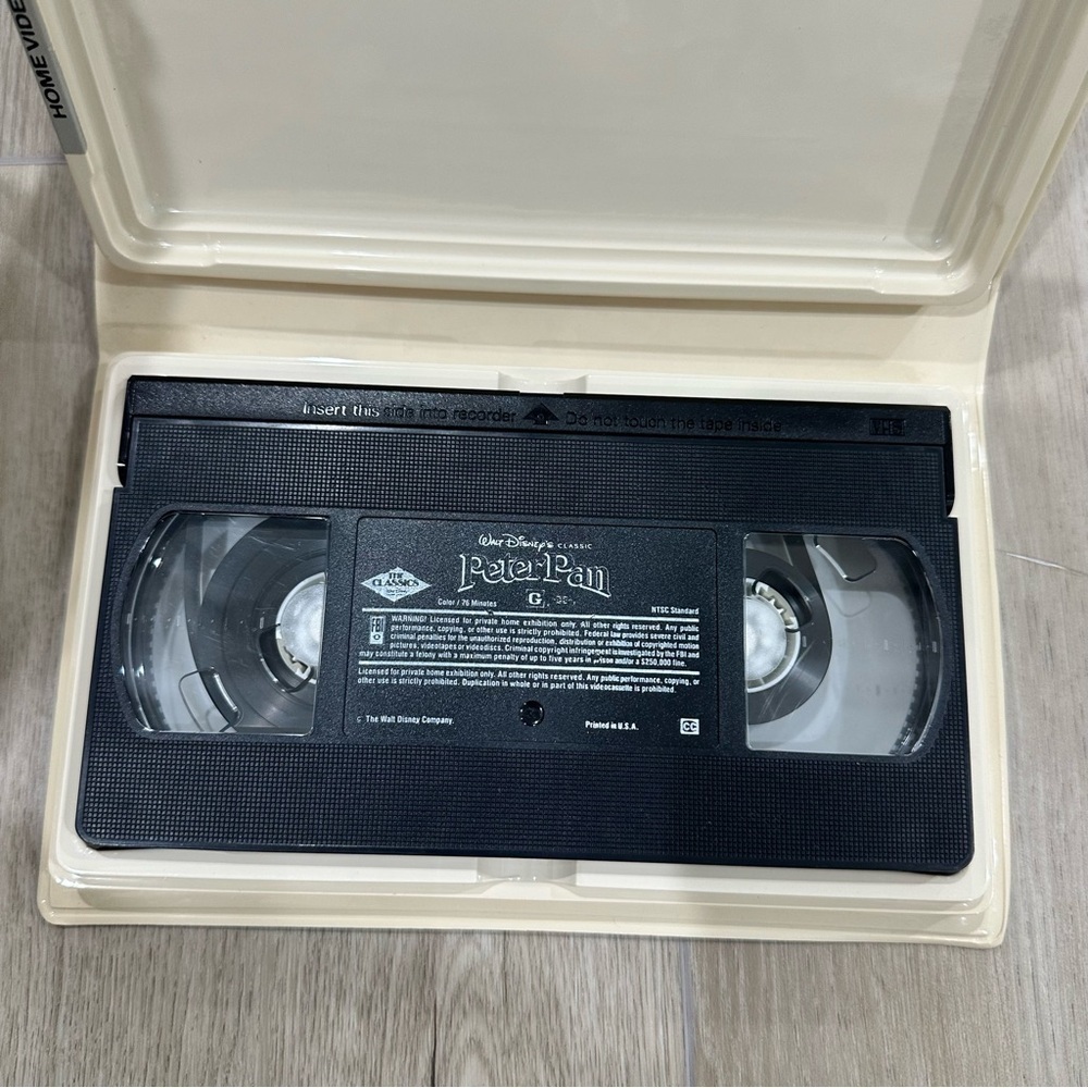 PETER PAN Walt Disney Black Diamond Collection The Classics Collection VHS Tape - Picture 4 of 6